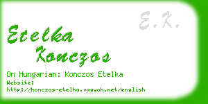 etelka konczos business card